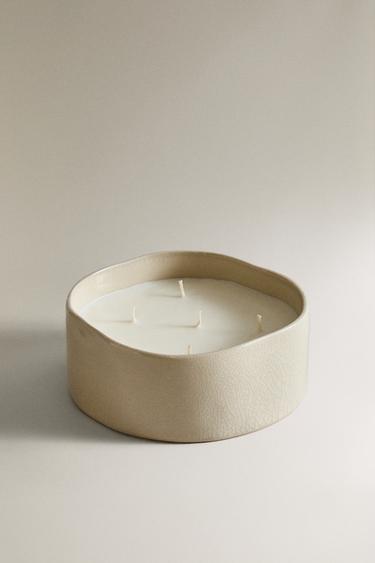 (540 G) LUMINOUS CAMELLIA SCENTED CANDLE — Light pink 2