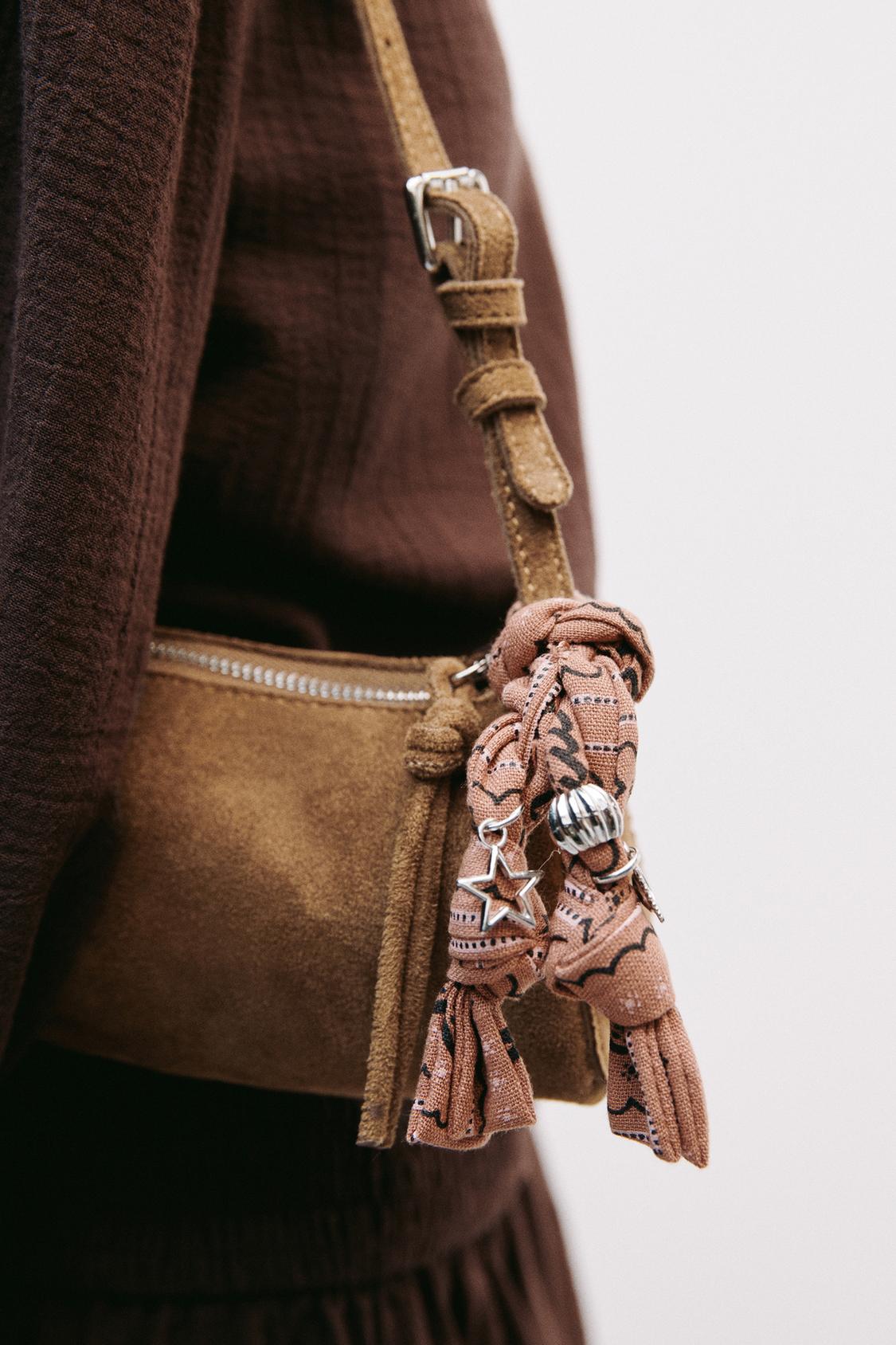 Zara BANDANA SHOULDER BAG