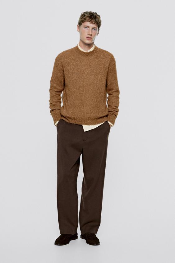 Zara Flecked knit sweater - LIMITED EDITION - Dark mink - Image 0