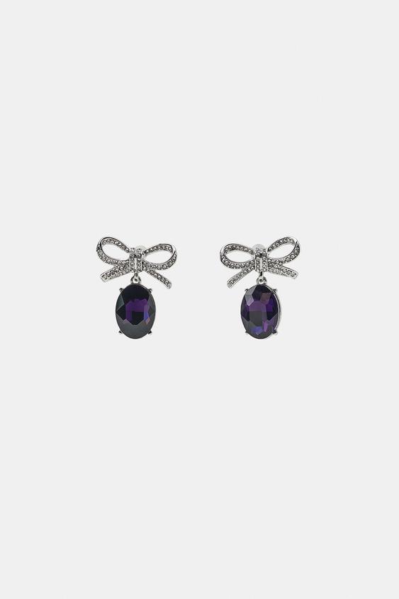 PENDIENTES LAZO - Plata de Zara - Imagen 0