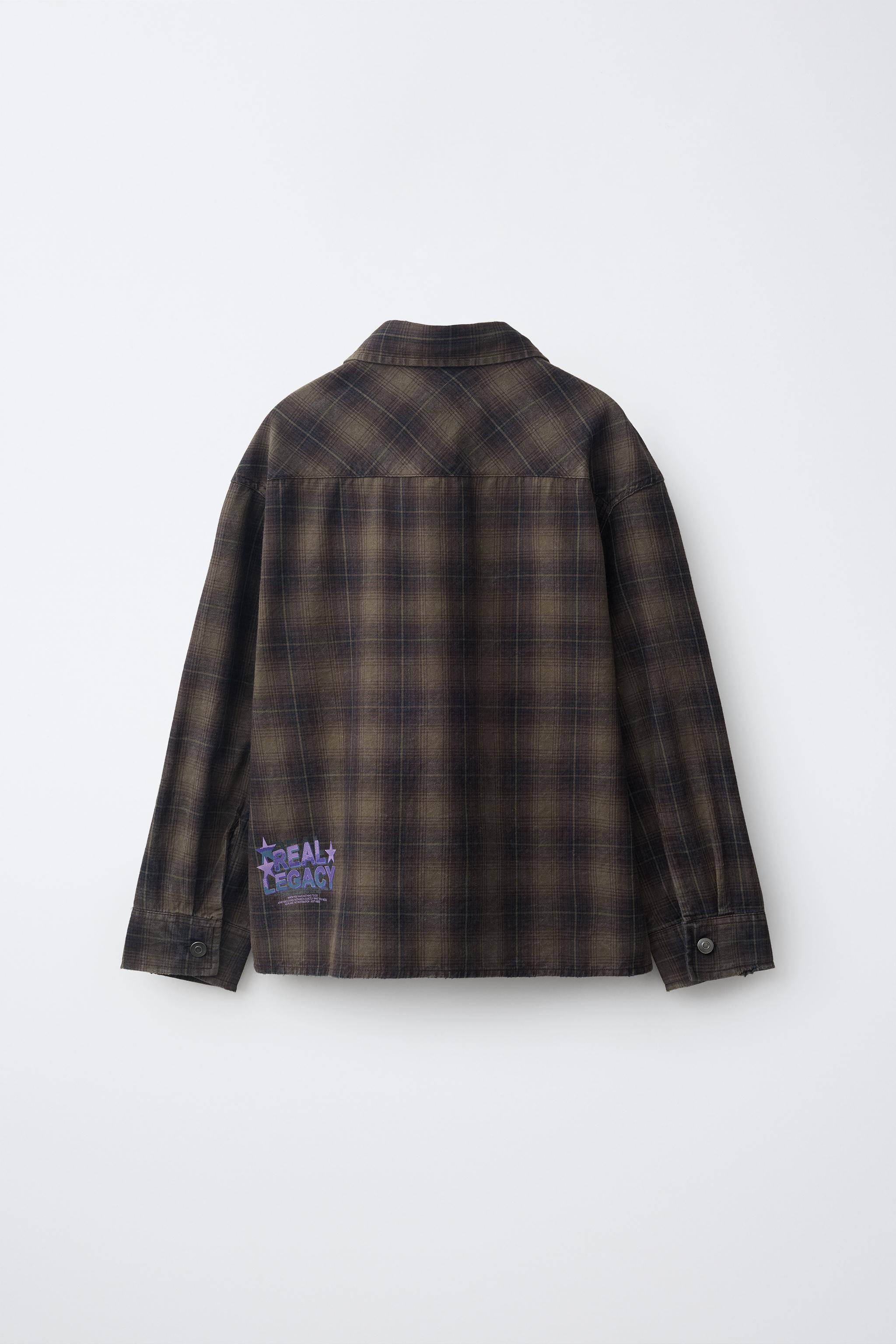 CAMISA ESTAMPADA CUADROS