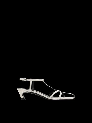 Zara Strappy leather high-heel sandals - White - Image 0