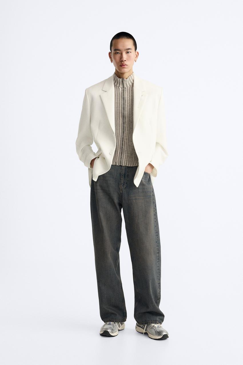 オーバーダイ BAGGY デニムパンツ - パウダーブルー | ZARA Japan / 日本