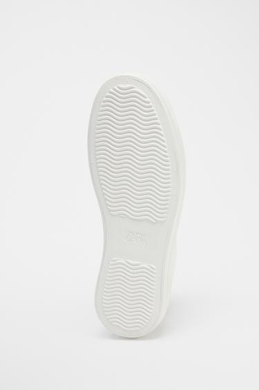 SNEAKERS WITH TOPSTITCH DETAIL - White by Zara - Image 7
