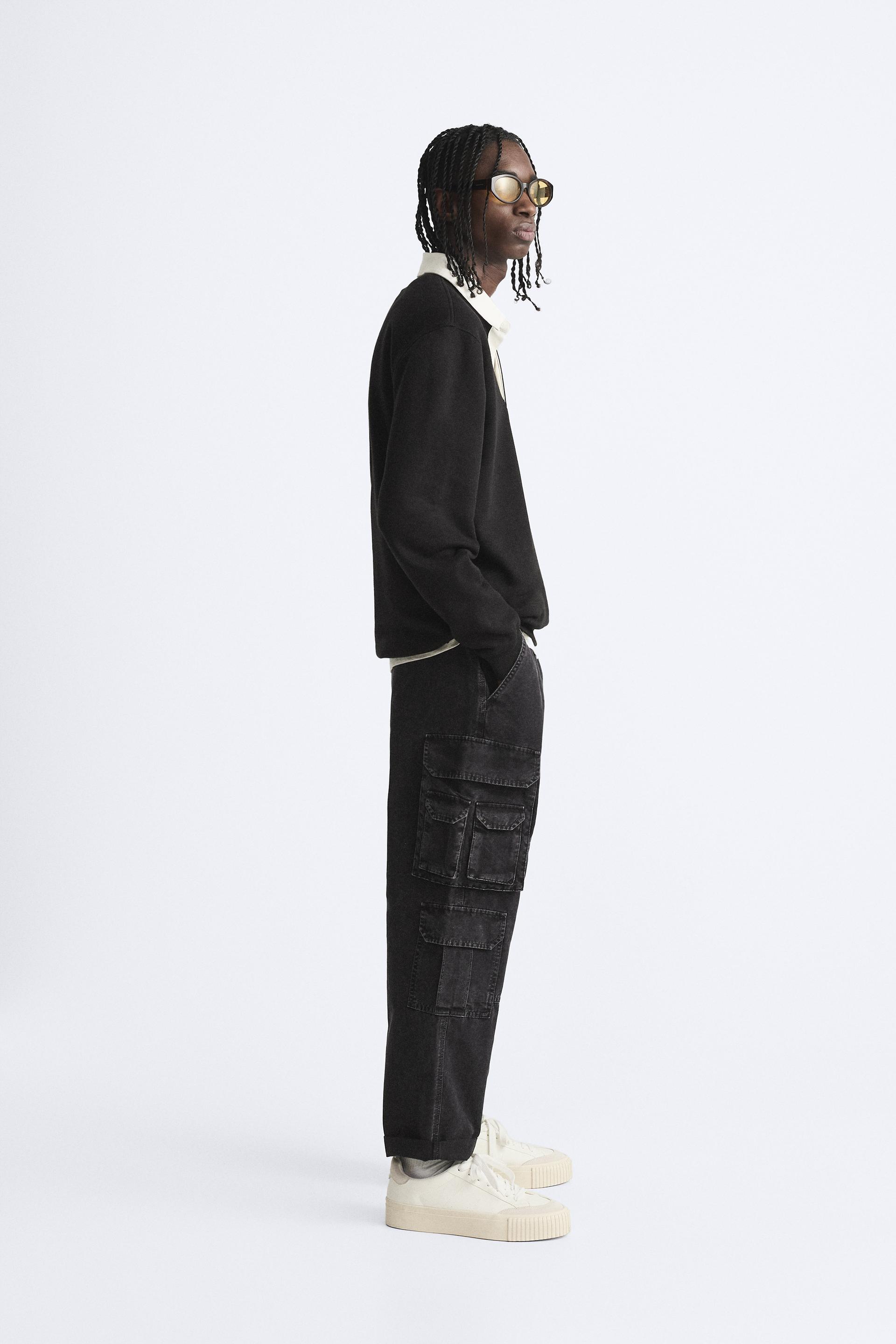 HANDS & HEAD - Zara RELAXED FIT CARGO PANTS Relaxed fit