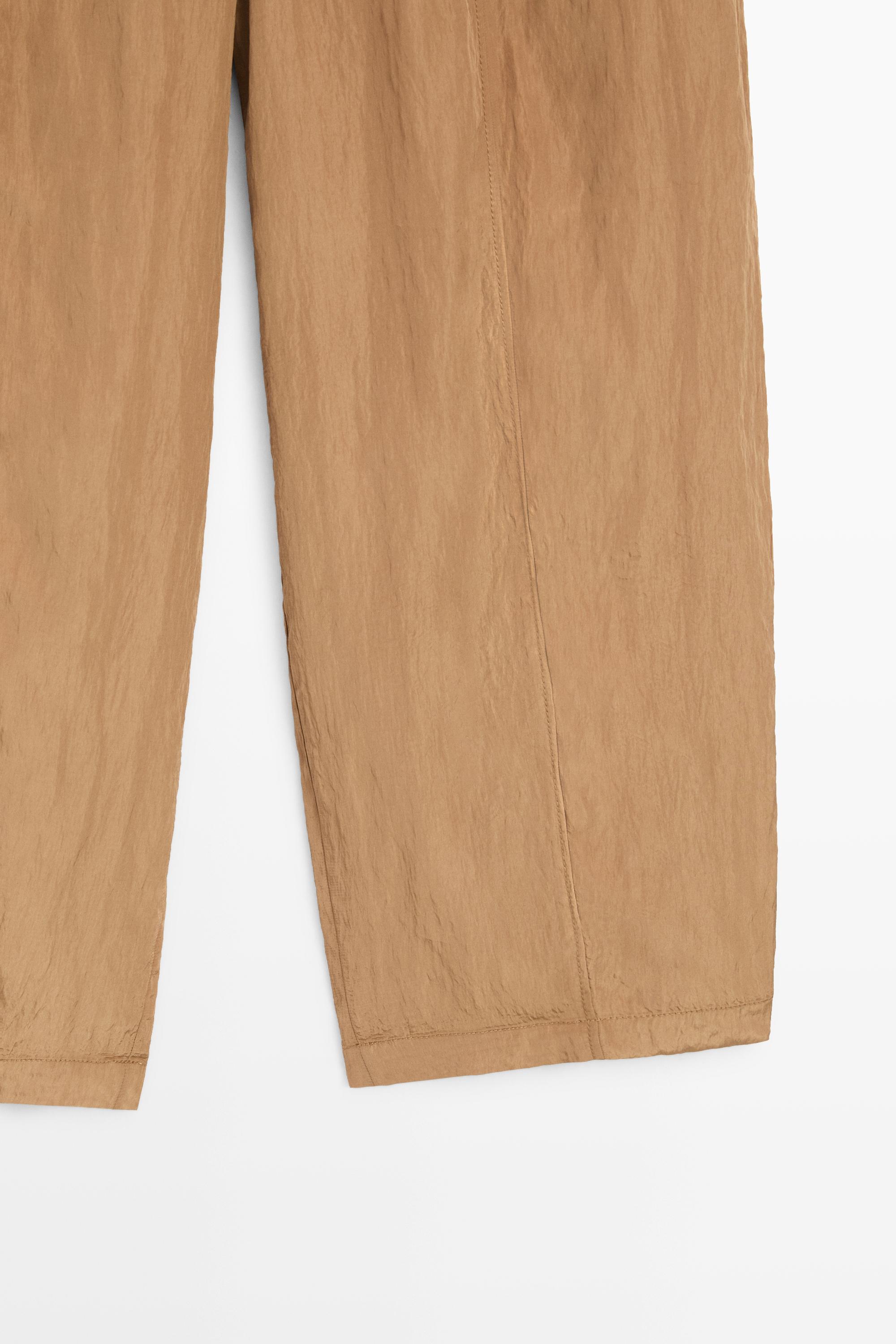Pantalon léger barrel fit