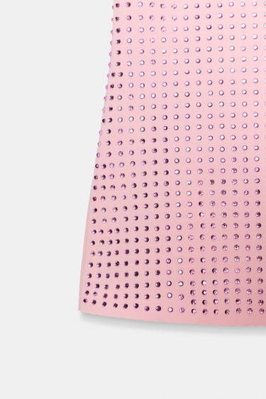 HALTER RHINESTONE TOP - Mid-pink by Zara - Image 7
