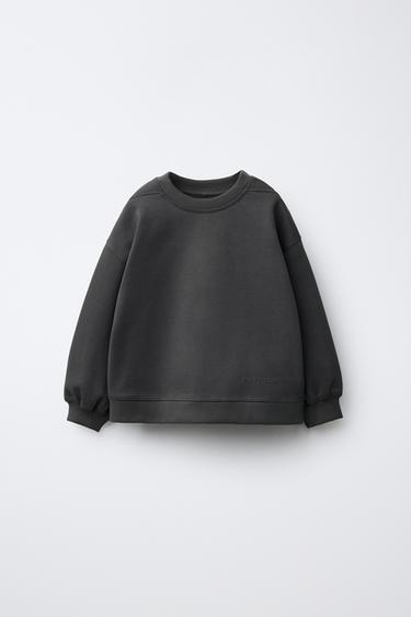SWEAT INTERLOCK UNI - Anthracite foncé de Zara
