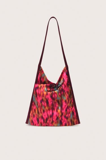 Zara LIMITED EDITION PRINTED SHOULDER BAG - Multi-color - Image 0