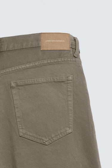 REGULAR FIT DENIM BERMUDA SHORTS - Greenish by Zara - Image 9