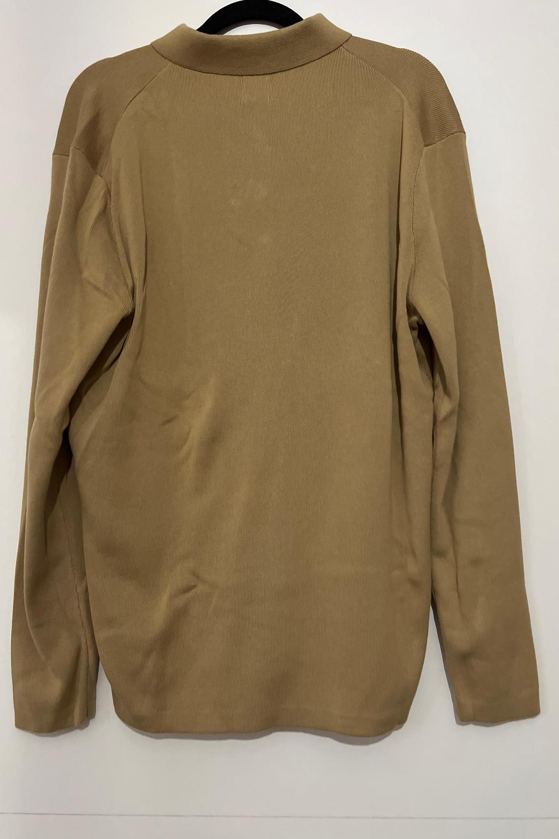 LONG SLEEVE KNIT POLO SHIRT - Image 4
