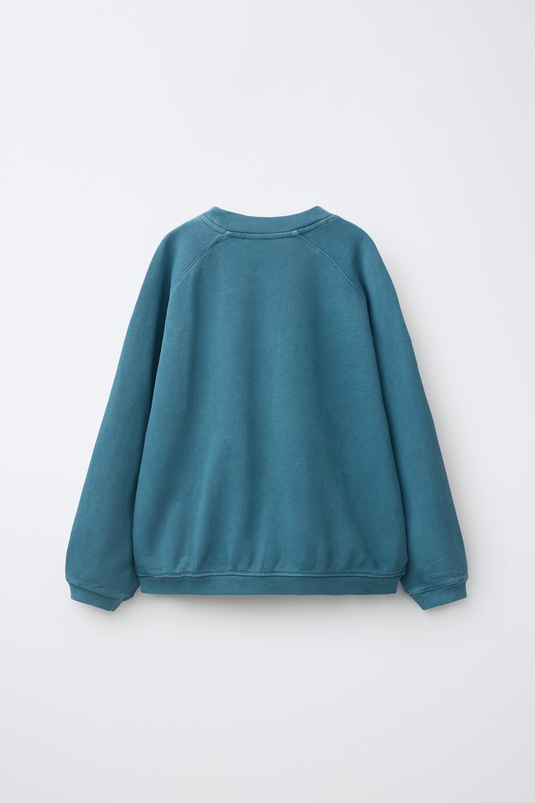 GARMENT-DYED SWEATSHIRT AND JOGGER SET