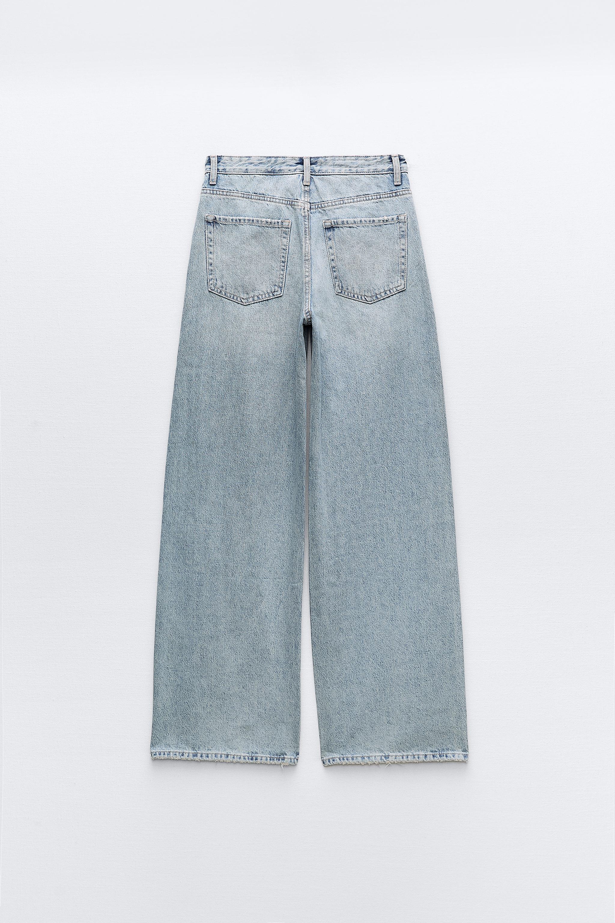 TRF WIDE-LEG MID-RISE JEANS