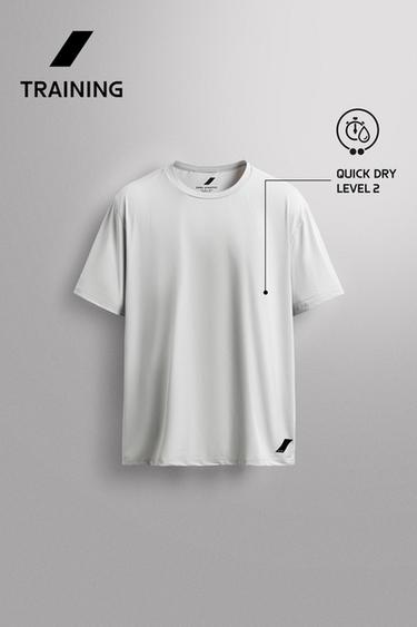 BASIC TECHNICAL T-SHIRT - Light grey by Zara - Image 5