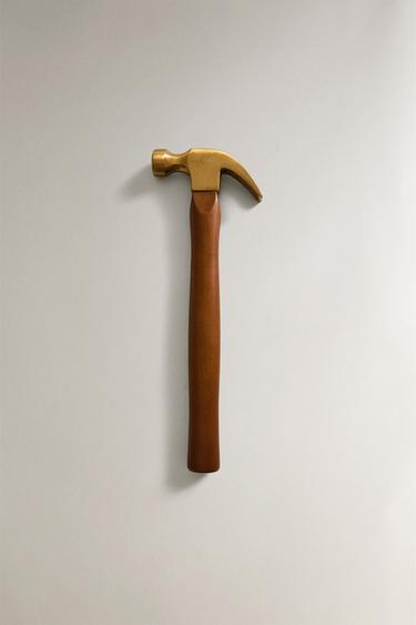 Zara STEEL CARPENTER HAMMER - Brown - Image 0