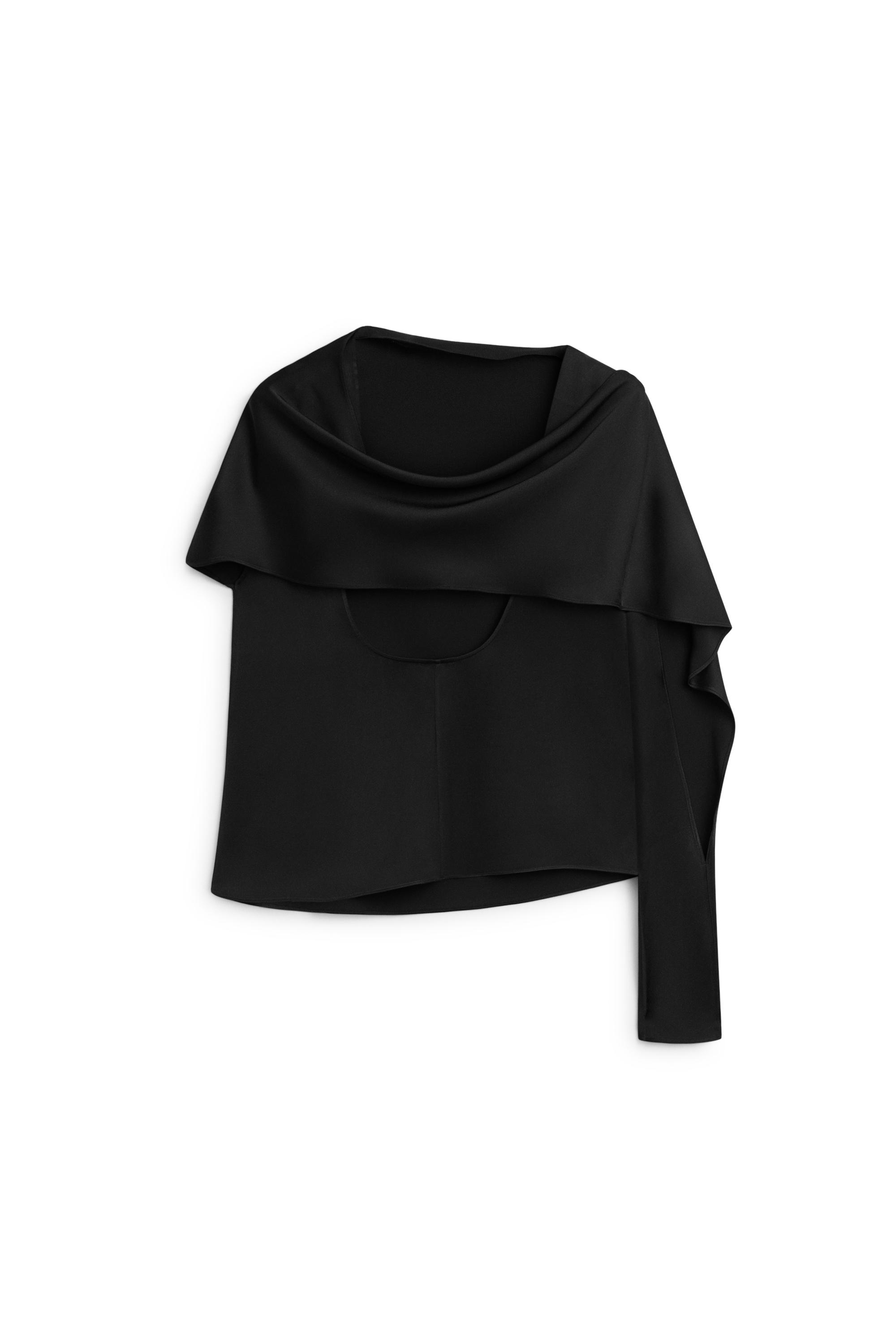 Satin top with back detail - LIMITED EDITION