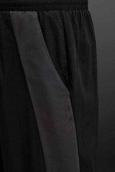 PANTALON TECHNIQUE COLOR BLOCK - Noir de Zara - Image 9