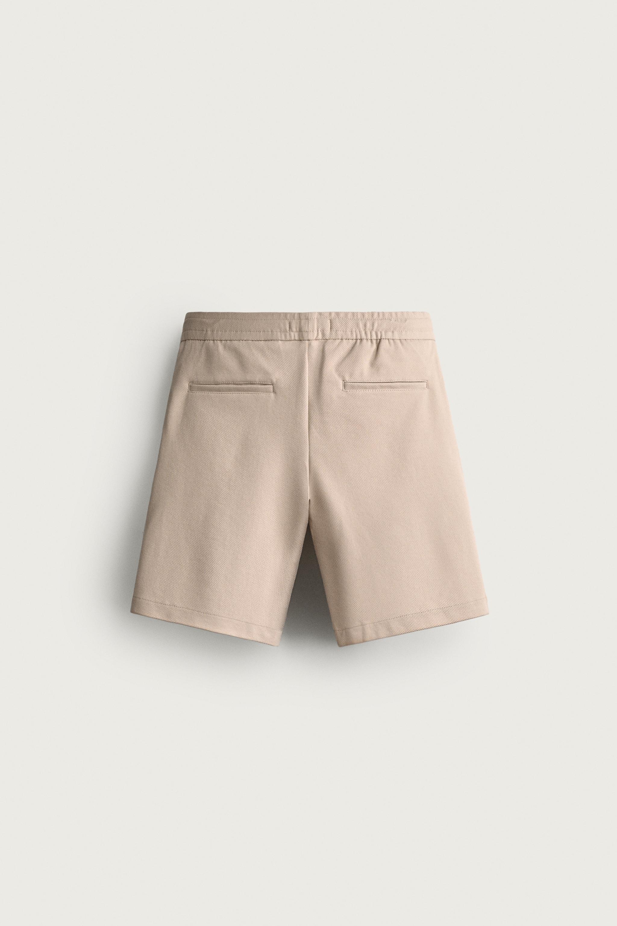 Детские шорты Zara COMFORT TEXTURED SHORTS — фото 7