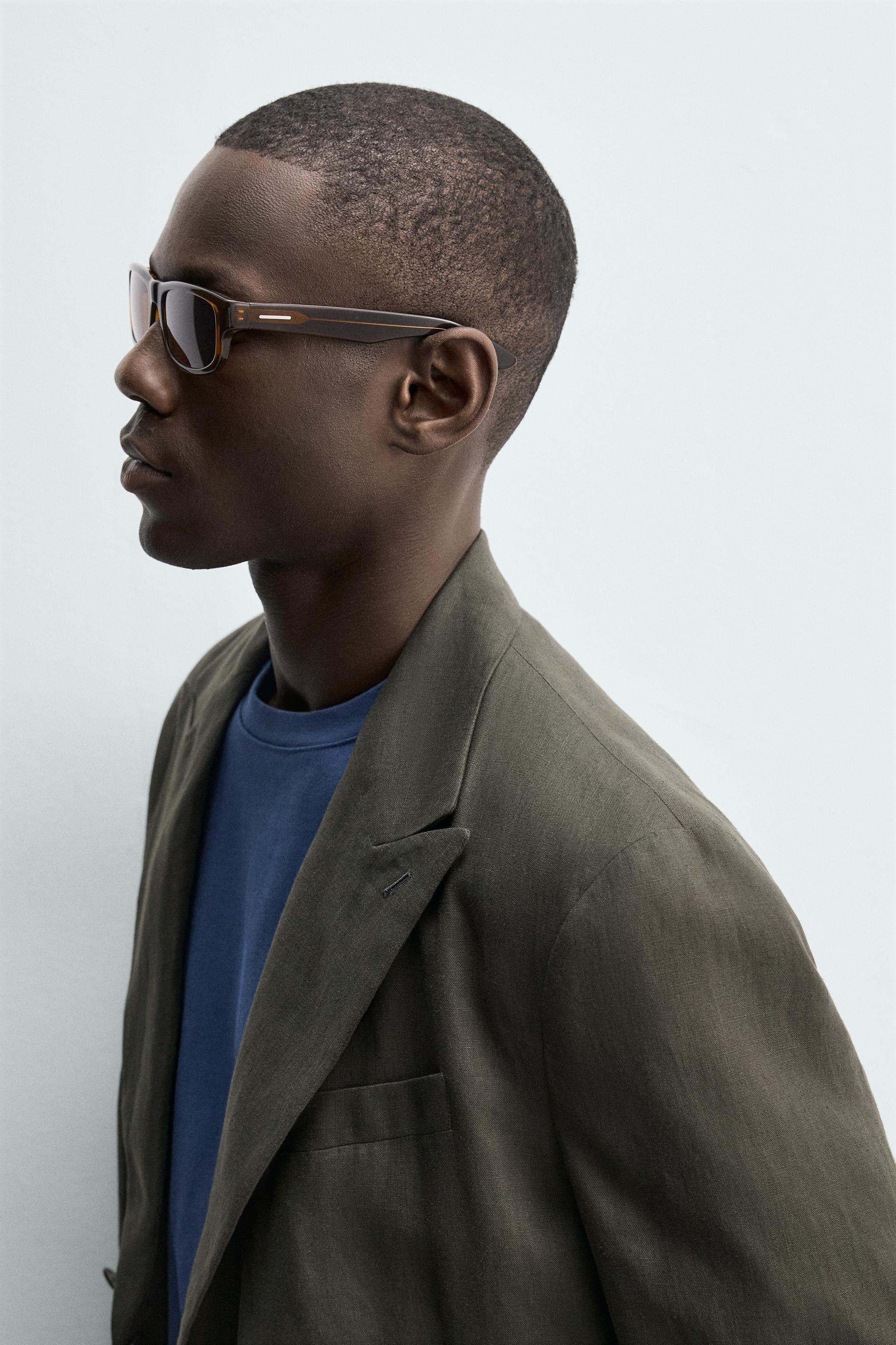 VESTE À DOUBLE BOUTONNAGE 100% LIN