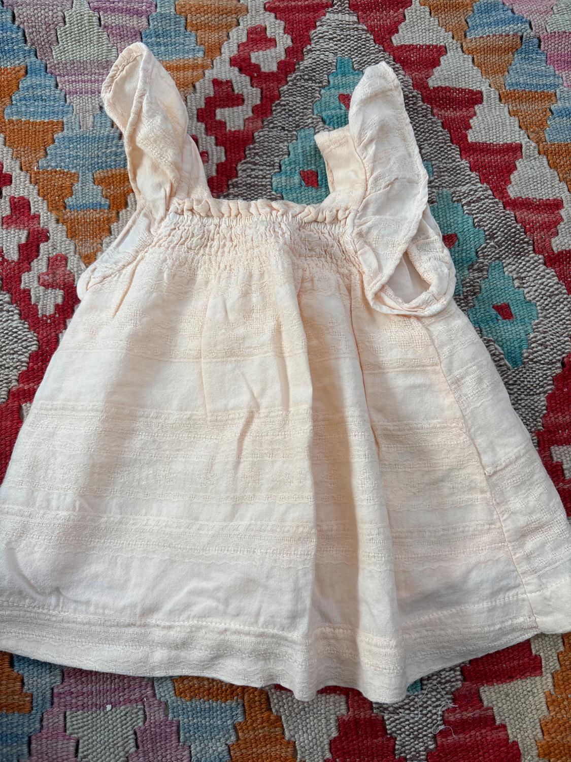 DRESS AND BRIEFS WITH FRETWORK