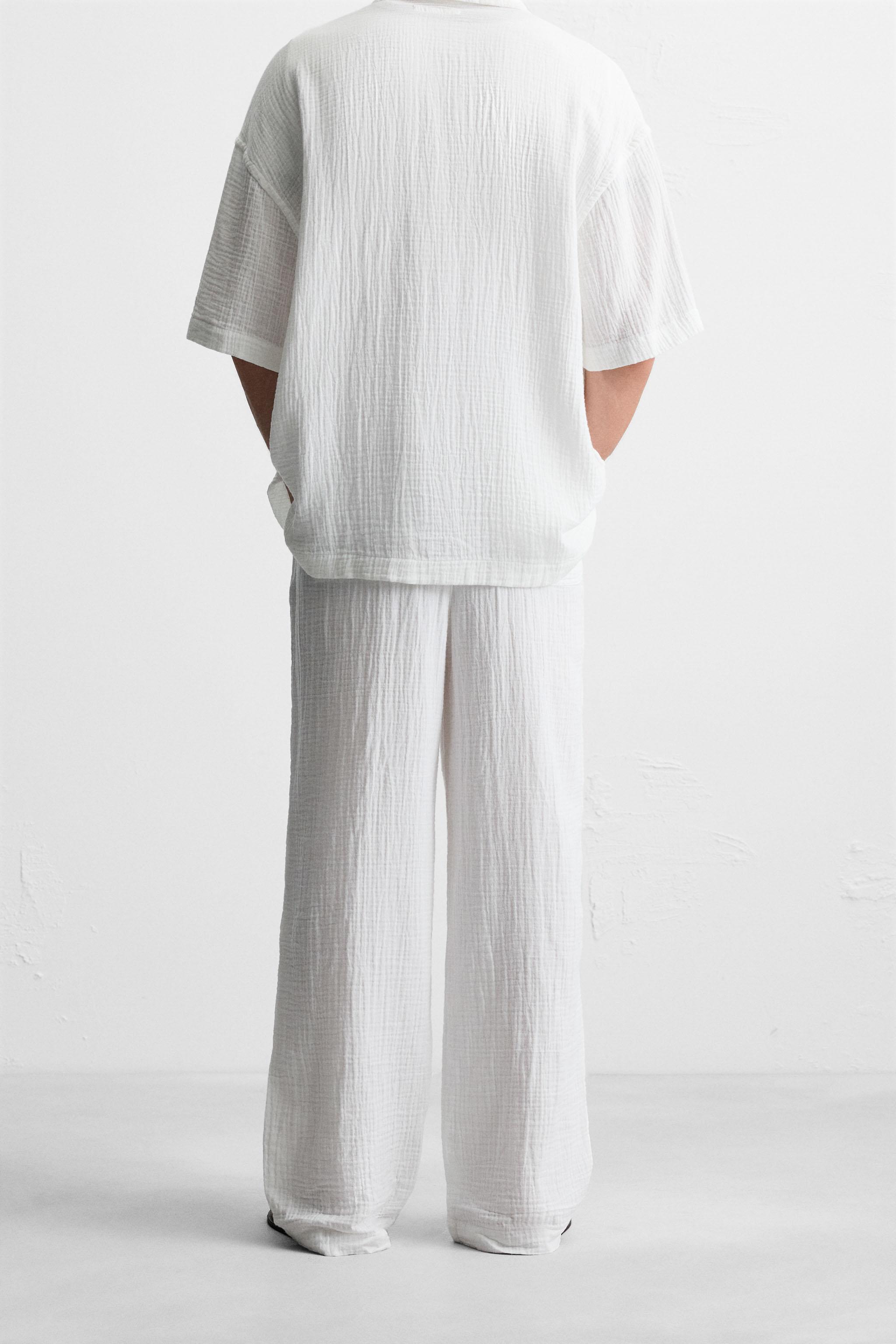 PANTALON EFFET FROISSÉ