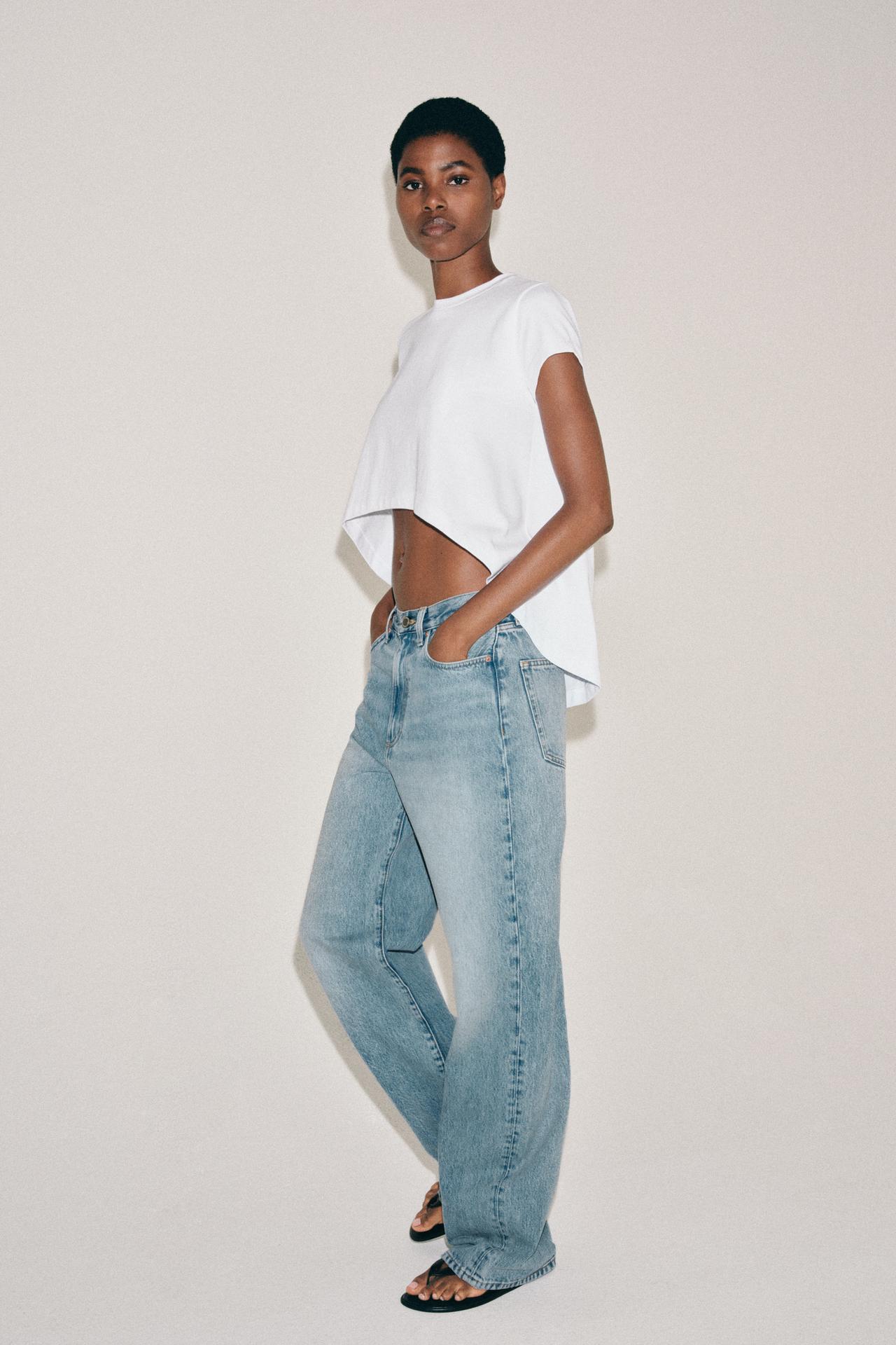 ASYMMETRIC COTTON T-SHIRT — White