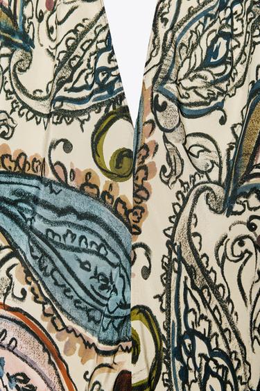 ZW COLLECTION HALTER PRINT DRESS - Printed by Zara - Image 4