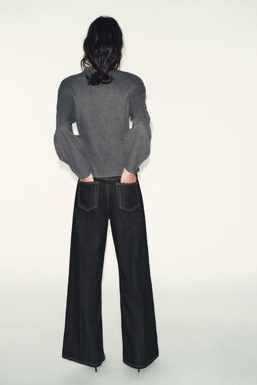 SOFT FAUX PEARL JUMPER - Grey by Zara - Image 3