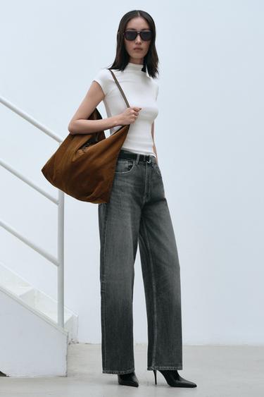 Zara 高領上衣 - 白色