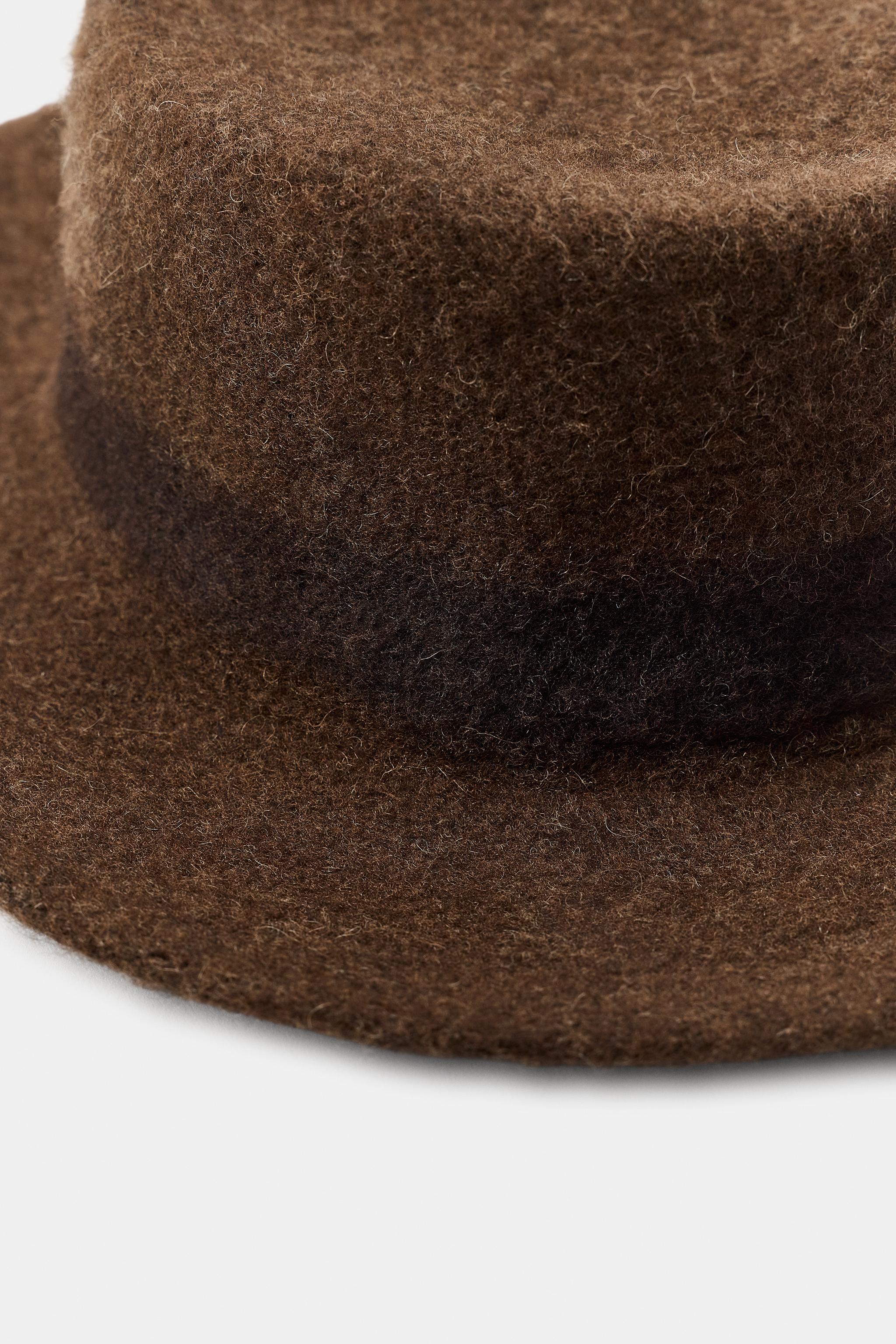 WOOL-BLEND HAT WITH CONTRAST BAND