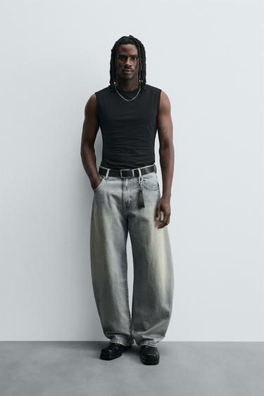 JEANS BALLOON FIT - Azul claro de Zara - Imagen 0
