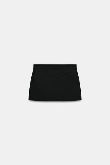 JUPE-PANTALON À POCHES - Noir de Zara - Image 6
