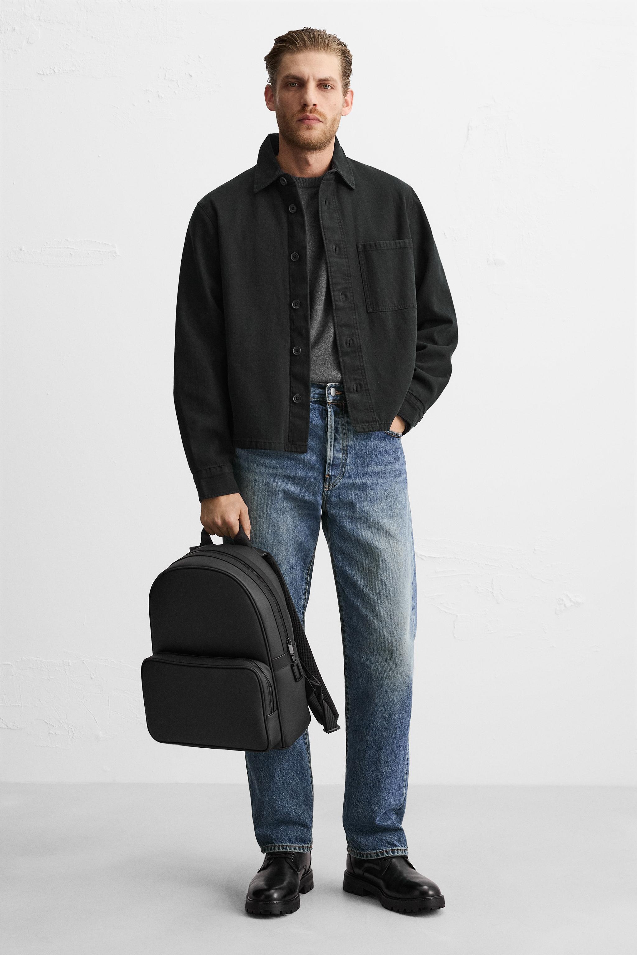 TEXTURED BACKPACK - Black | ZARA Australia