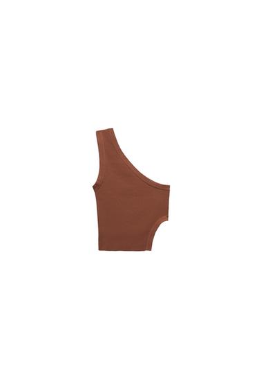 KNIT TOP WITH SIDE CUT-OUT DETAIL