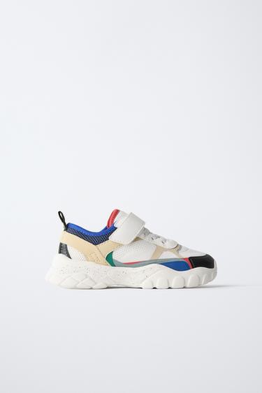 ZAPATILLA DEPORTIVA MULTIPIEZAS - Blanco de Zara
