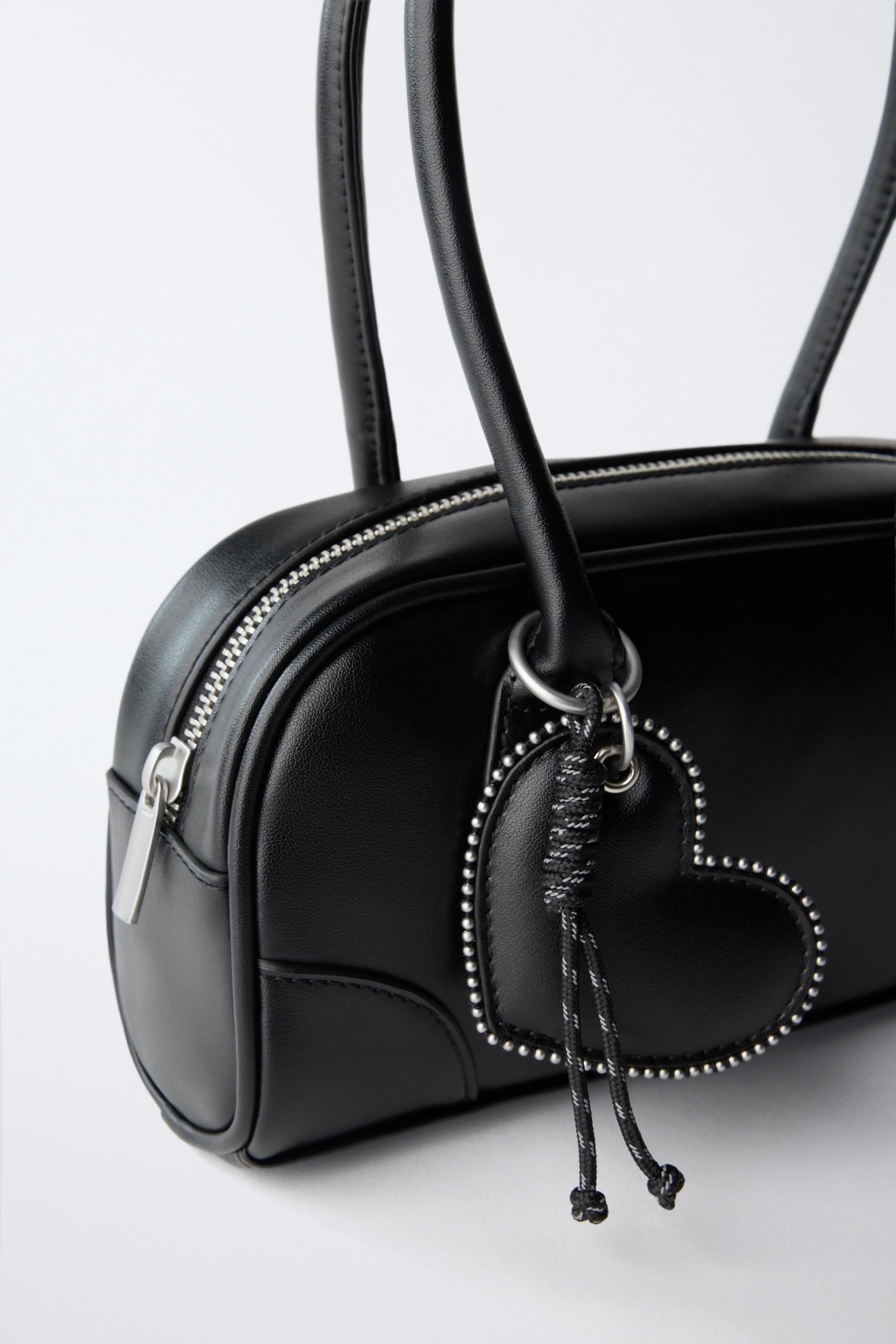 ハート型ショルダーバッグ - ブラック | ZARA Japan / 日本
