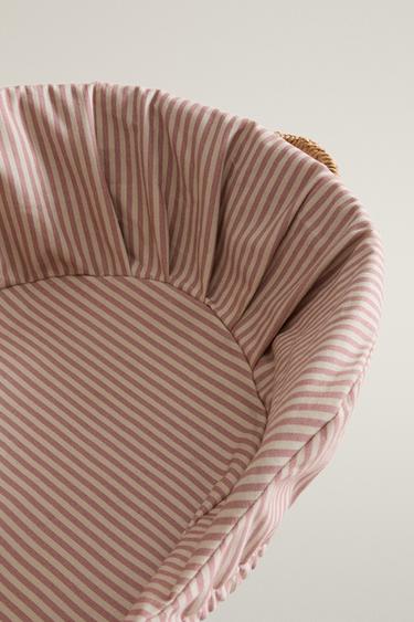 STRIPED PET BED COVER — Pink 2