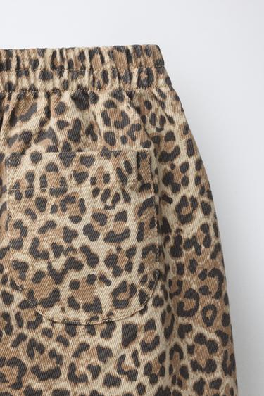 ΠΑΝΤΕΛΟΝΙ ΣΕΡΖΕ BALLOON ANIMAL PRINT - Μπεζ ανοιχτό του Zara