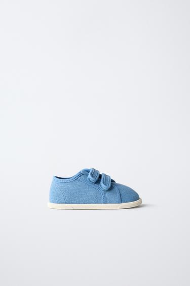 BAMBA ALGODÓN BAREFOOT - Azul de Zara