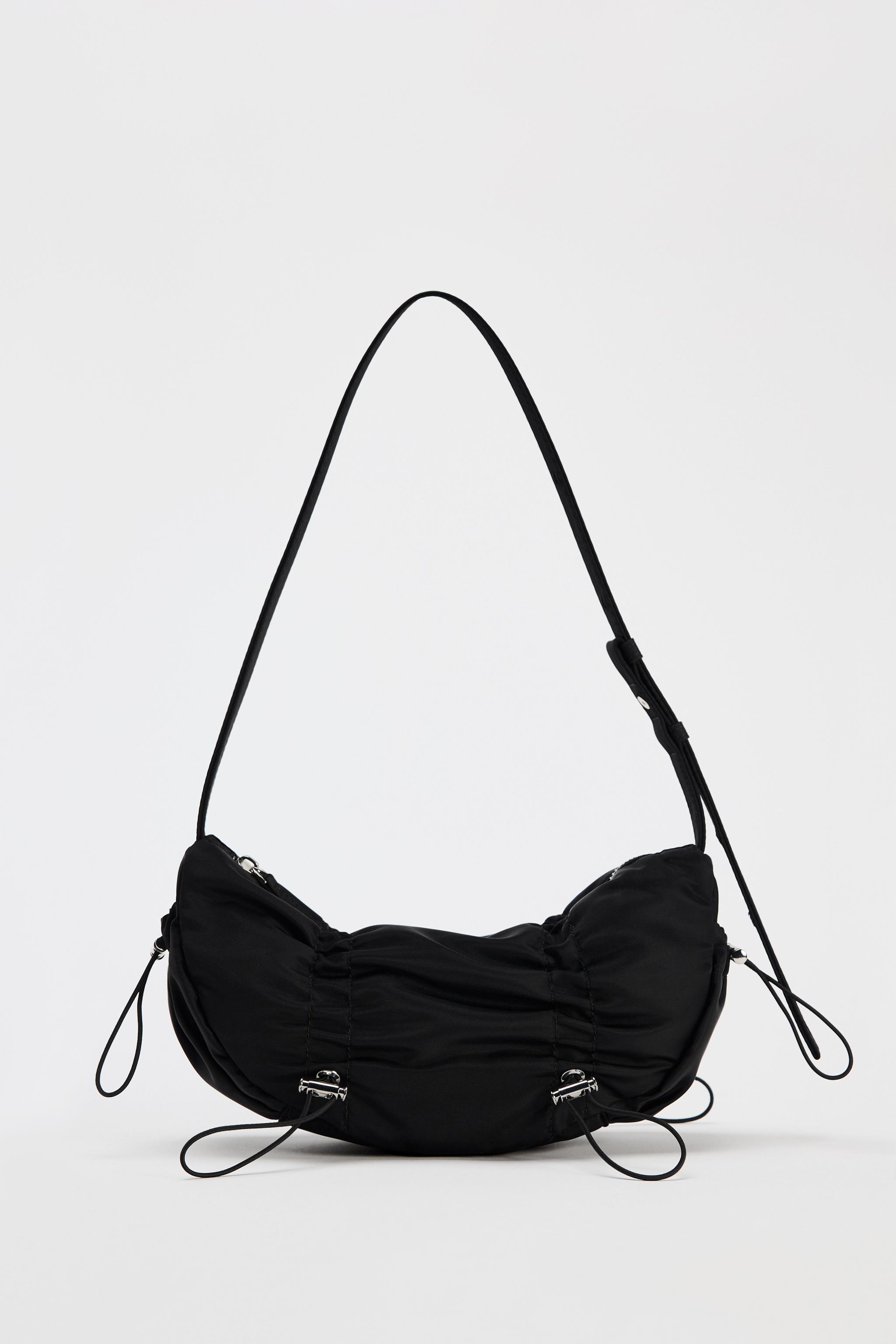 RUCHED SHOULDER BAG