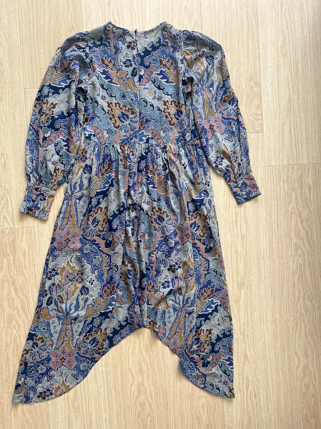 ASYMMETRIC PRINTED DRESS - Image 4
