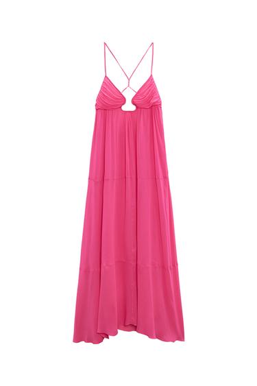 VESTIDO LARGO VOLUMEN