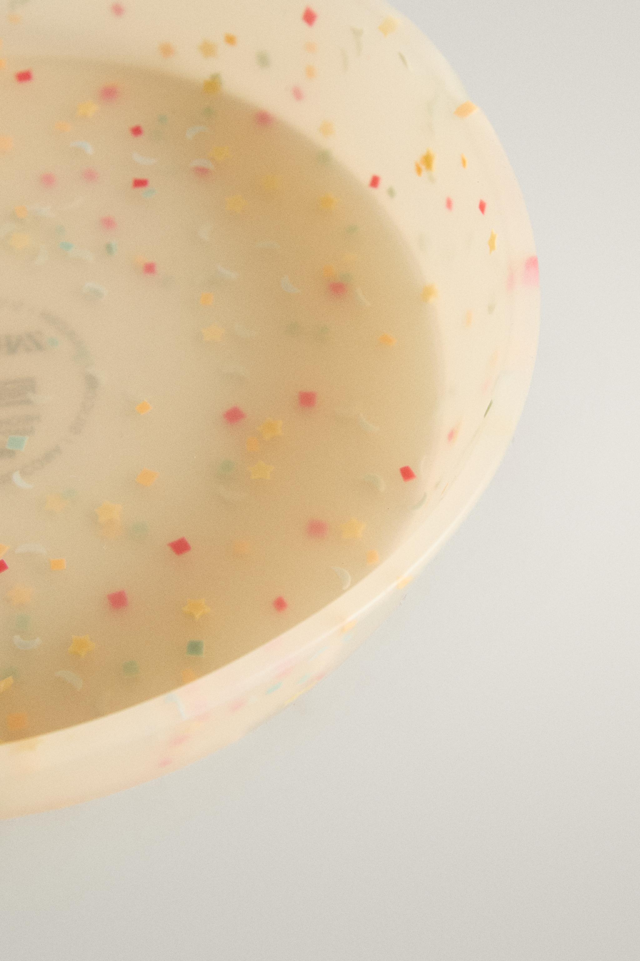 ASSIETTE ENFANT SILICONE CONFETTIS