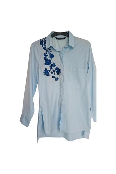 CAMISA FLORES BORDADAS