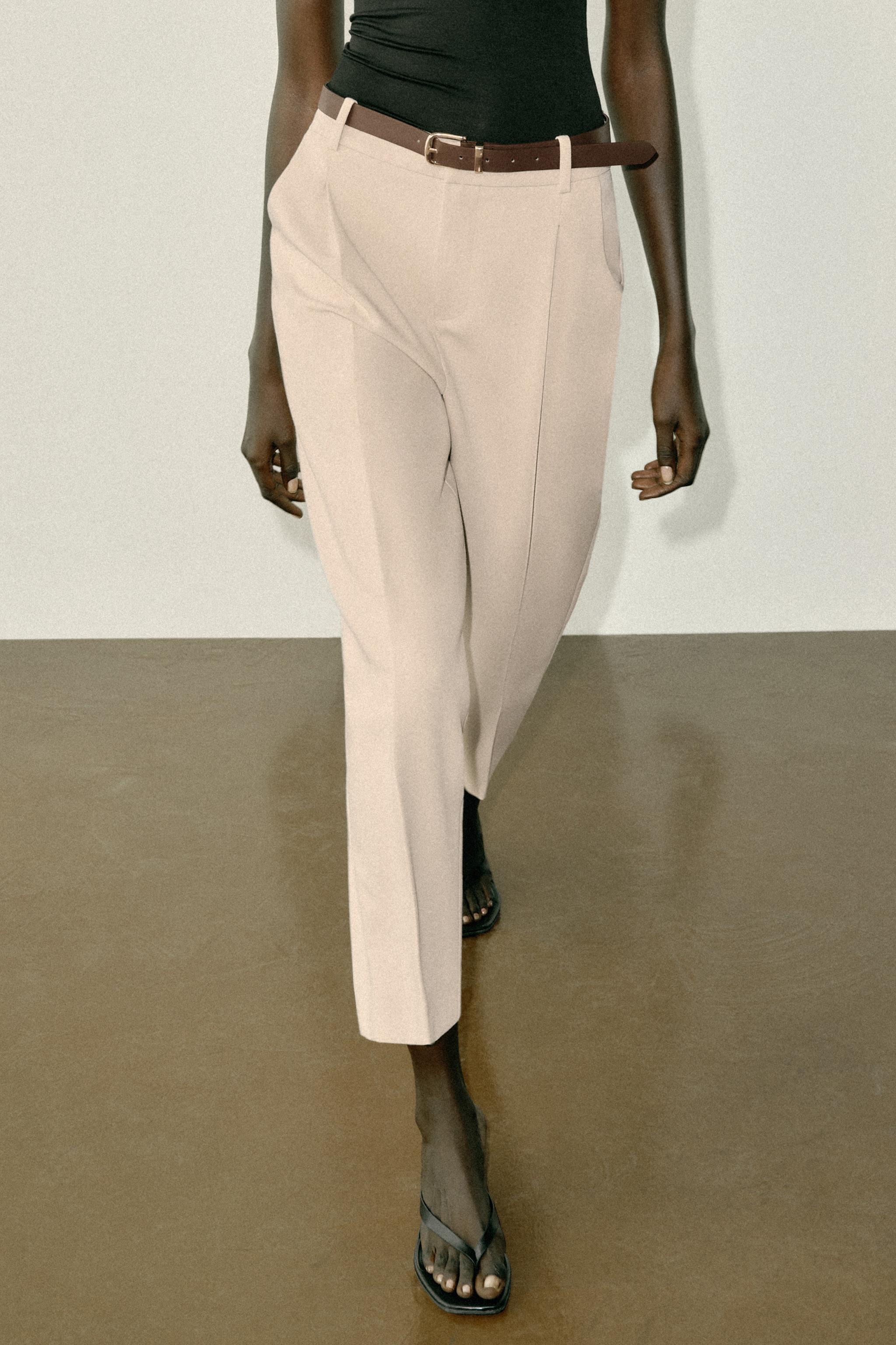 PANTALON 7/8 AVEC CEINTURE