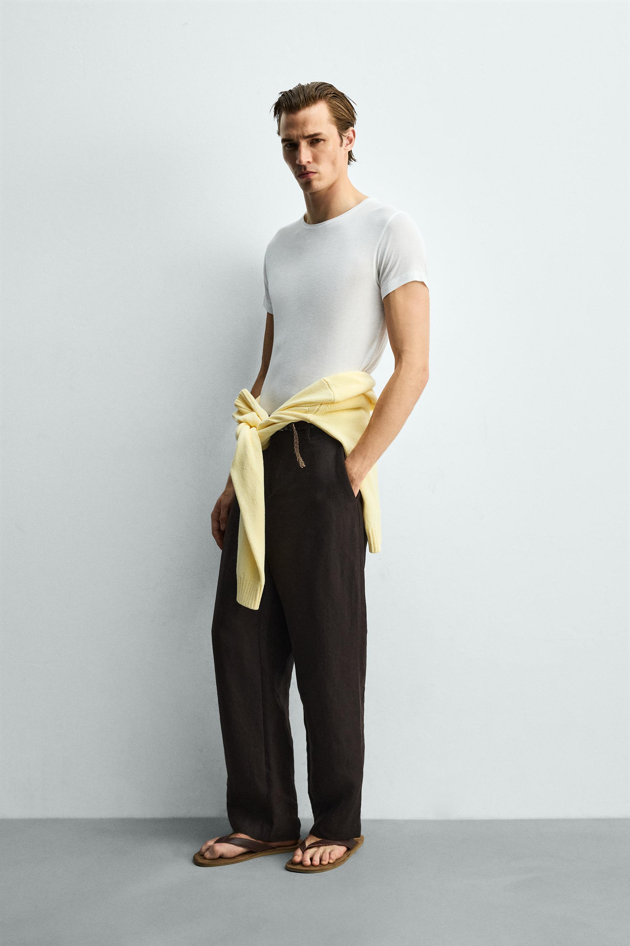 T-SHIRT SLIM STRUCTURÉ VISCOSE