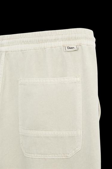 PANTALÓN ALGODÓN - LINO - Arena de Zara