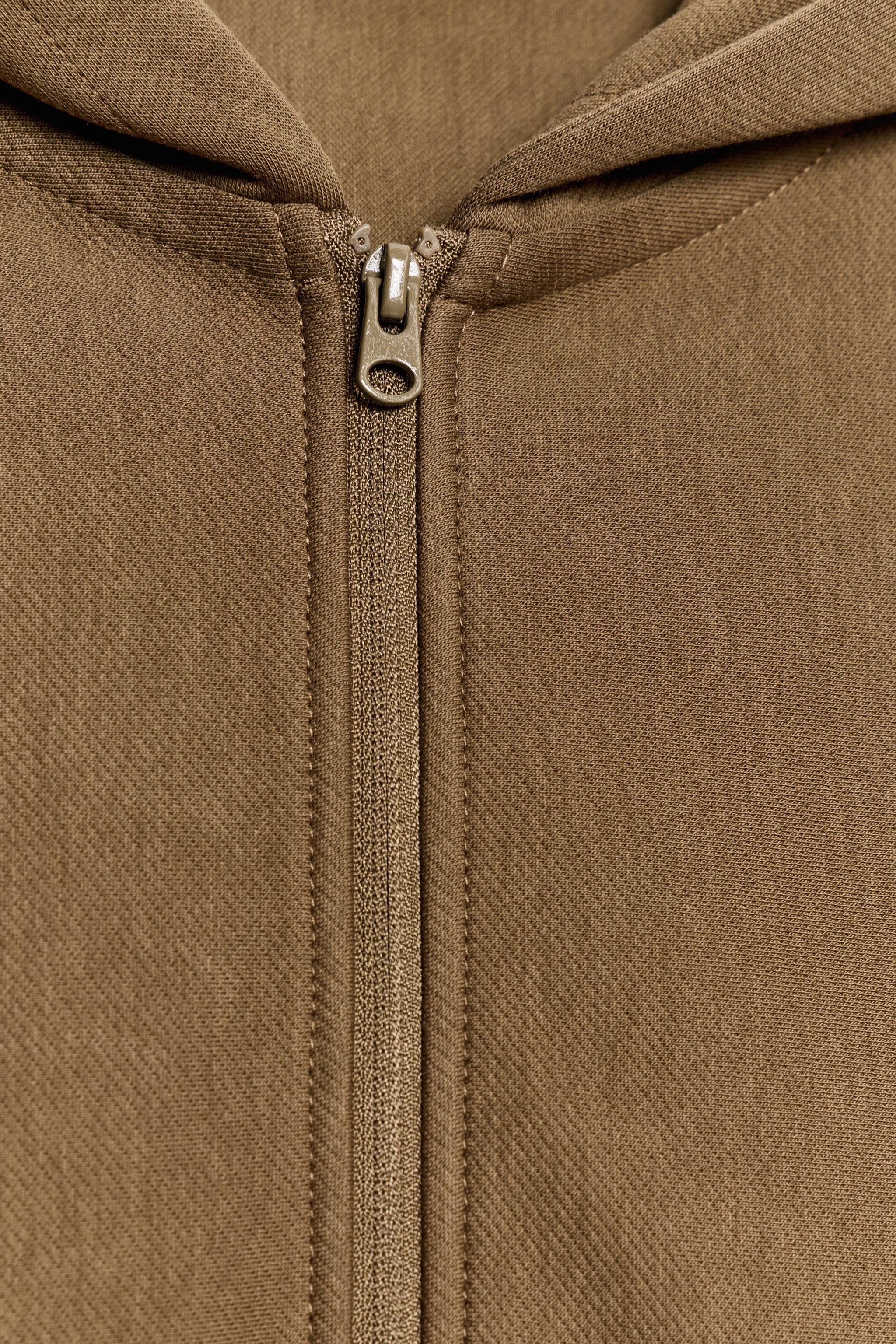 Zara KAPÜŞONLU SWEATSHIRT görsel 7