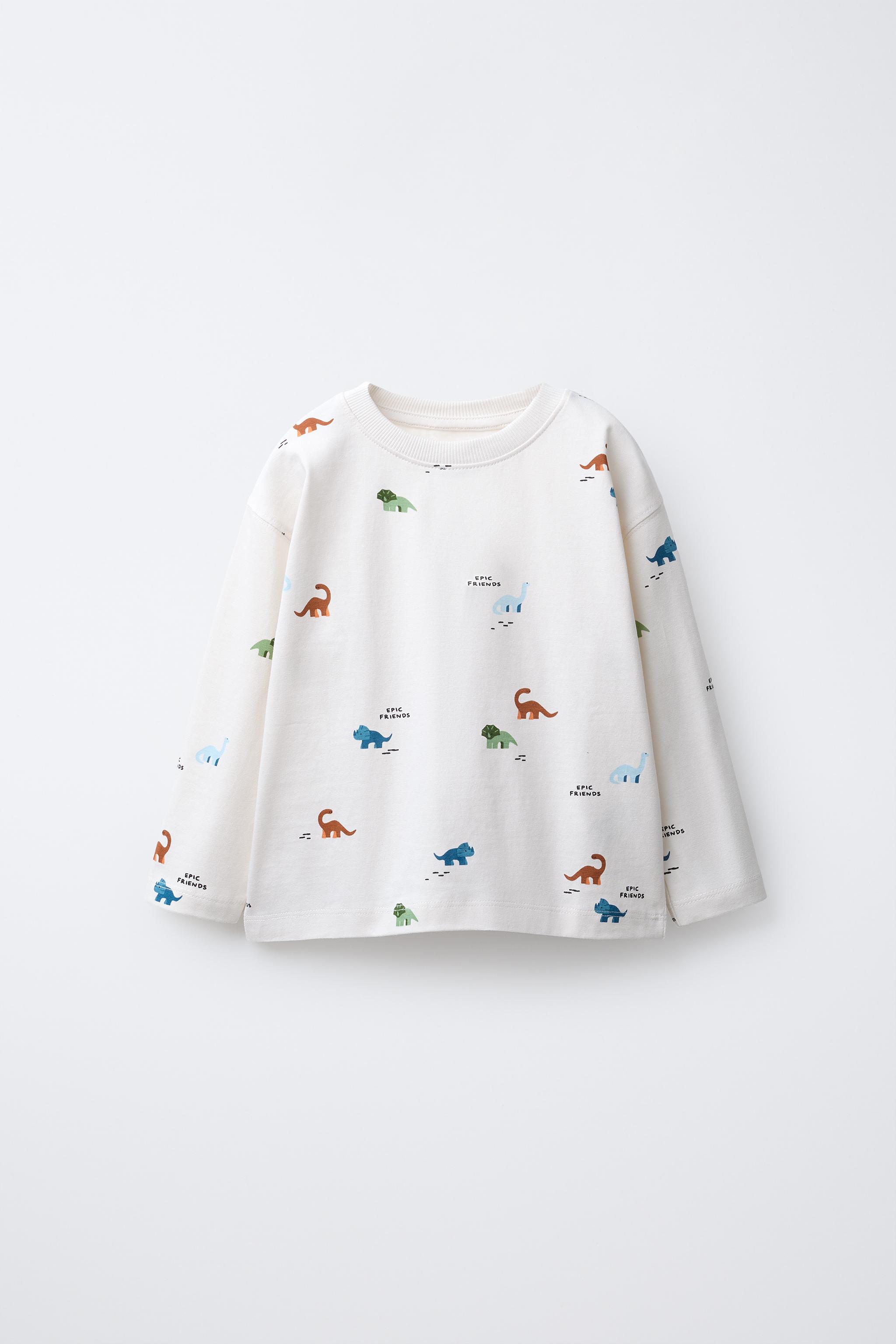 ^._.^♡ PRINTED T-SHIRT - White | ZARA Canada