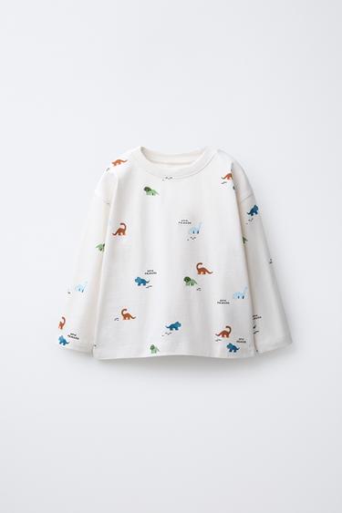 T-SHIRT IMPRIMÉ - Blanc de Zara - Image 0